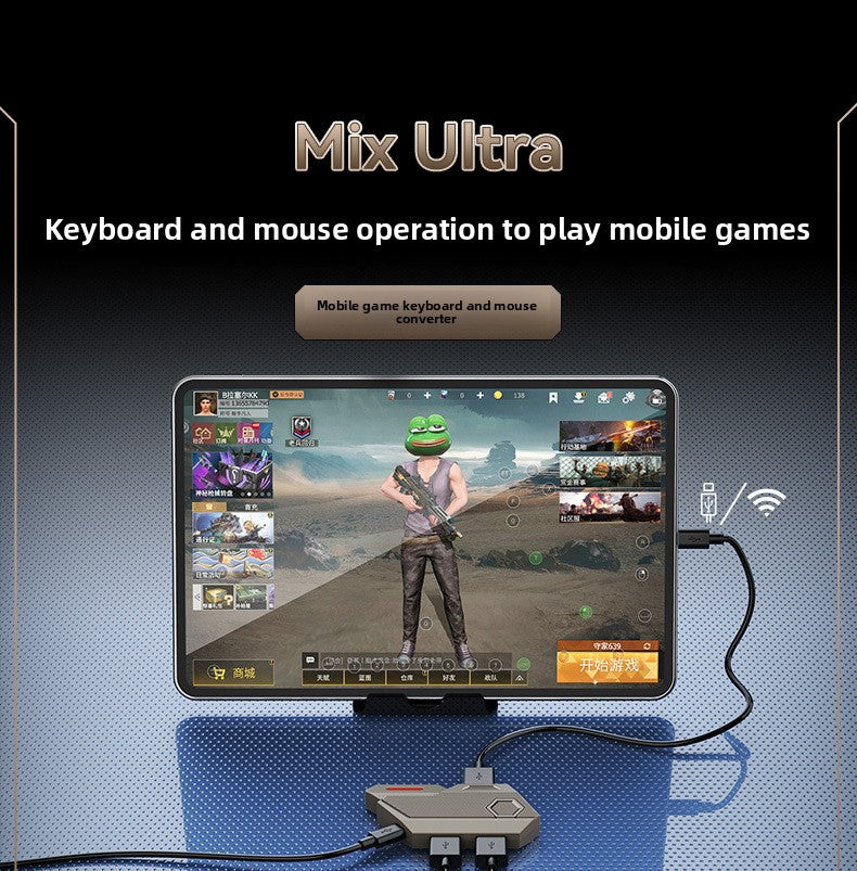 Jiaying MixUltra mobile game throne artifact keyboard and mouse converter peripheral civilization restart ace war delta