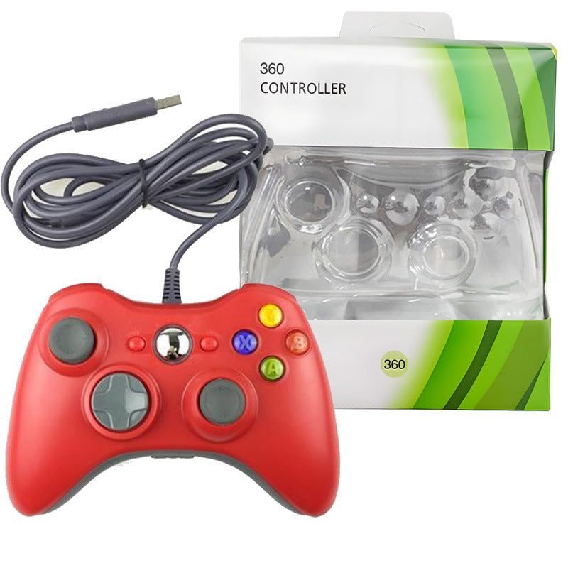 A batch of 360 wired gamepad USB2.4g vibrating computer 360 gamepad multi-platform compatible