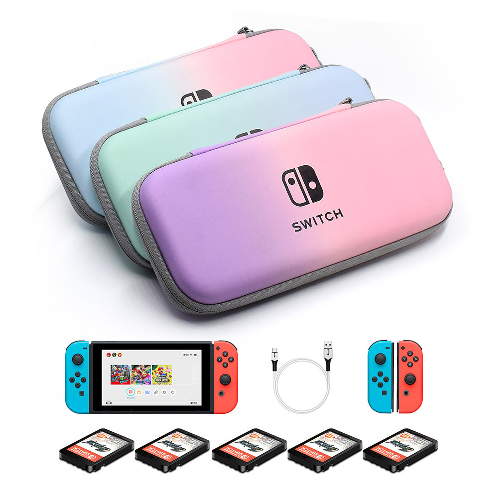 Switch storage bag for Nintendo Switch game console bag switch portable bag gradual change color hard bag