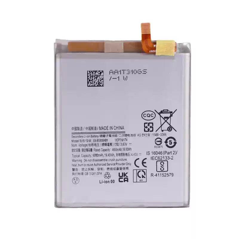 Samsung Galaxy S22 Ultra EB-BS908ABY Samsung Galaxy S22 Ultra 5G SM-S908 SM-S908B SM-S908U GH82-27484A Mobile phone battery Samsung phone repair parts