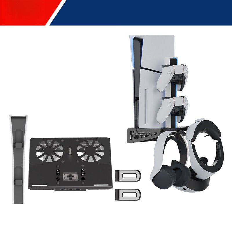 COOLING STAND for PS5 Slim PS5 Wall Mount Base PS5 Hand Charging, Base ps5 Slim Horizontal Stand