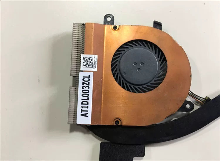 For Dell Latitude E7470 CPU Cooler Fan Copper Tube 0F84N0
