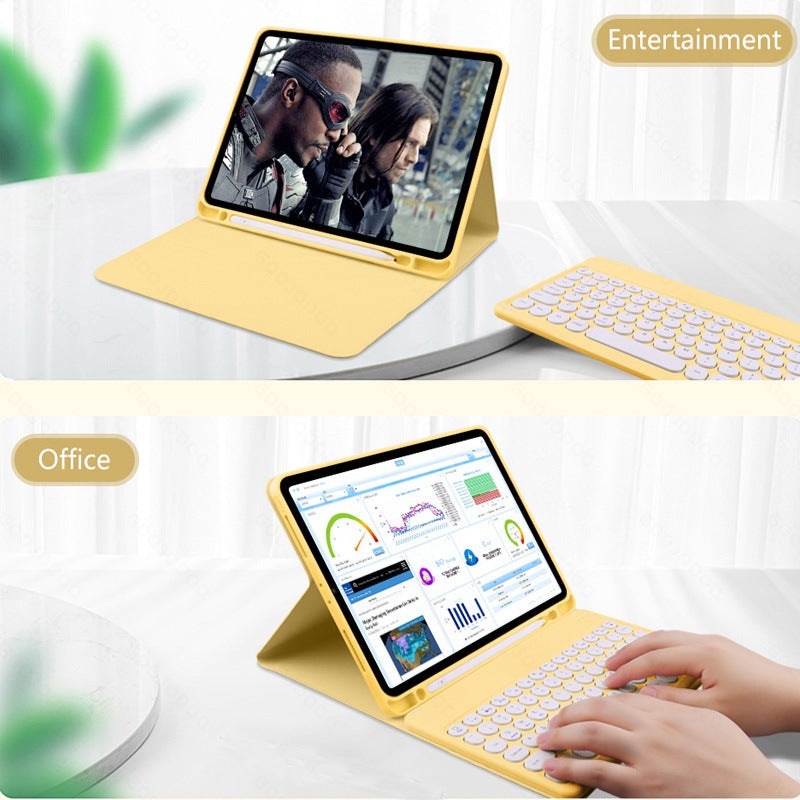 Applicable to iPad10.2 Bluetooth keyboard 10th generation protective case Air4 5 magnetic leather case Pro11 tablet mouse protective Accessories