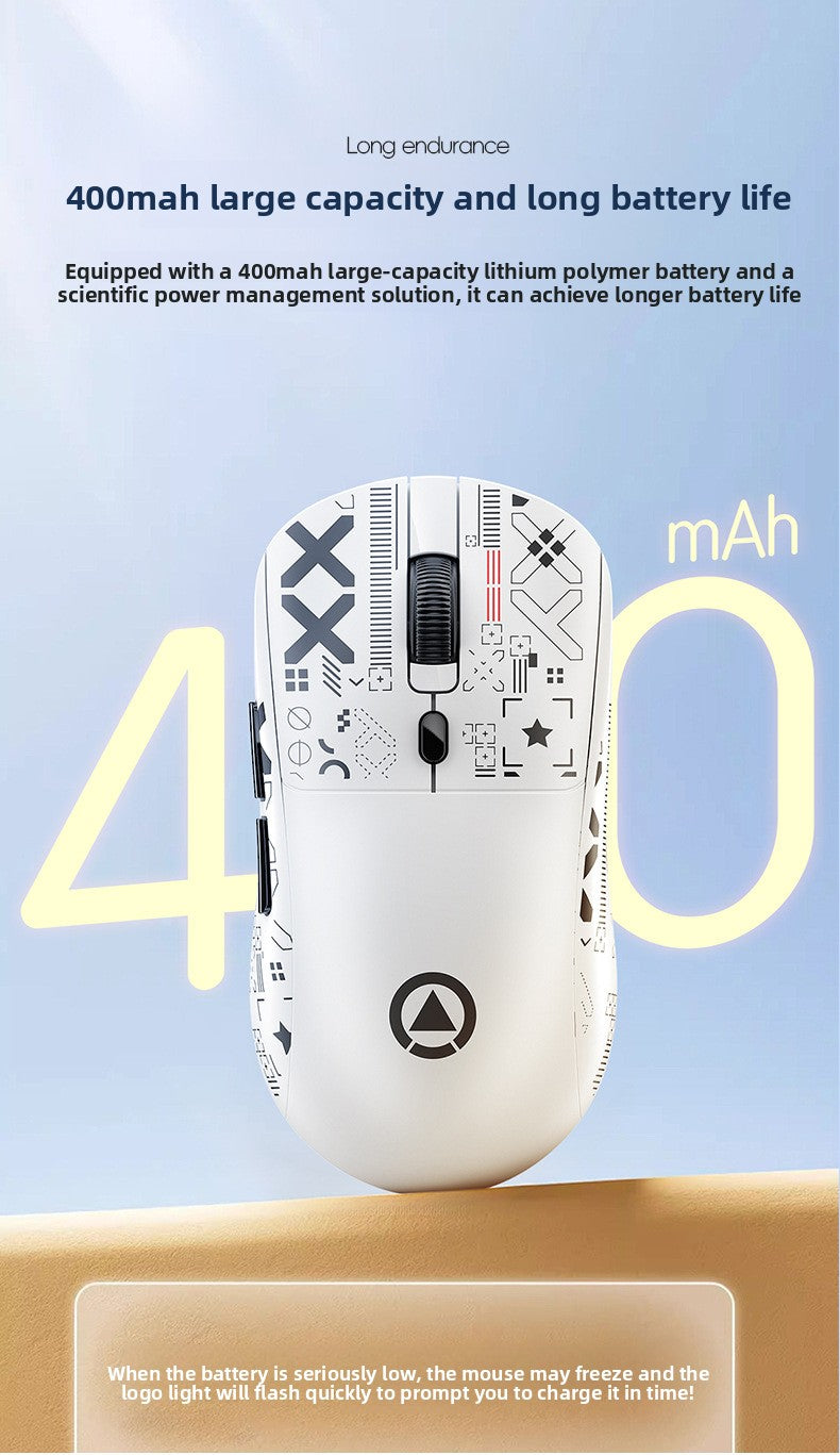 Silver Diao G18 Bluetooth wireless three-mode lightweight mouse game e-sports desktop computer RGB wired