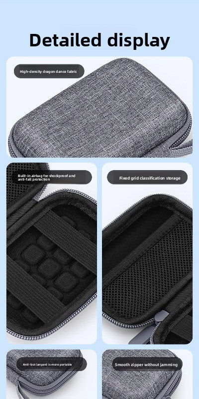 OLYSON CCD Camera Bag Small Camera Case Card Storage Box Digital Camera for Sony Canon ixus Fuji Nikon Samsung Panasonic Hard Case Drop-proof Waterproof Portable Bag Digital camera accessories