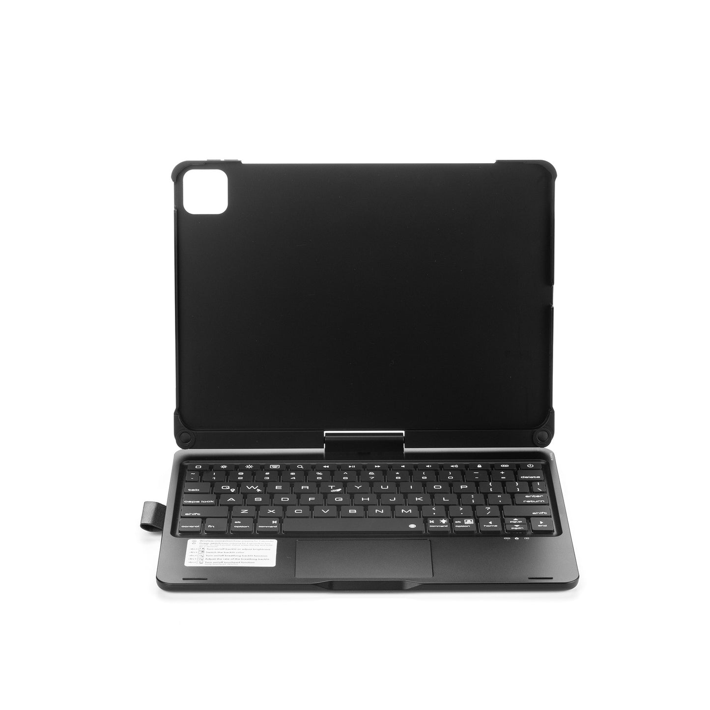 For iPad Air 4/5 10.9 inch 360 degree rotation with touchpad backlight Bluetooth keyboard protective Accessories