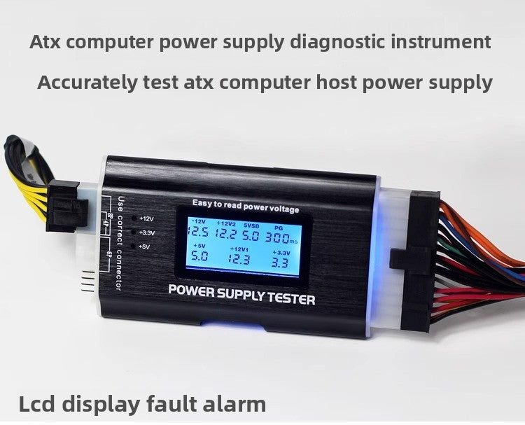 ATX Power Inspection and Repair Tools LCD Screen Display Desktop Computer Host Power Tester Repair Instruments Repair tools