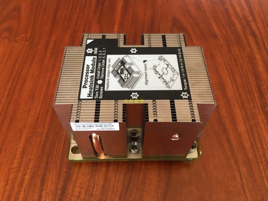 Servicer ThinkSystem SR 2U Server CPU High Performance Heat Sink 01KP652, 01KP653