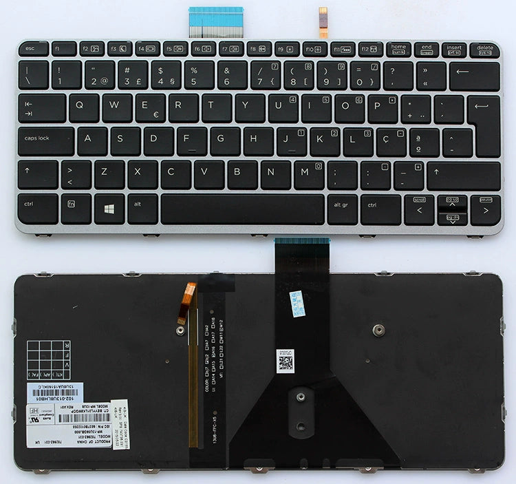 (Shipping fee not include)适用for惠普HP EliteBook Folio 1020 G1 1030 G1 笔记本键盘带背光