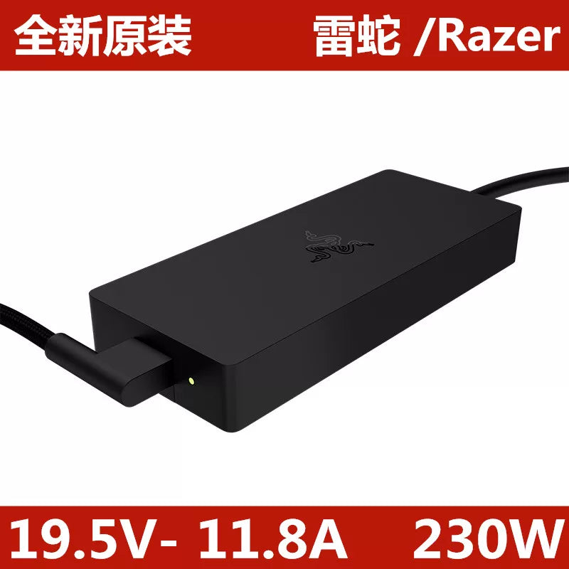 Genuine New RC30-024801 230W 19.5V 11.8A AC Adapter Charger for Razer Blade 15 GTX 1060 1070 RTX 2070 2080 Razer Blade Pro 17 / 4K Blade 14 16 18 RZ09-02886 power supply Razer laptop repair parts