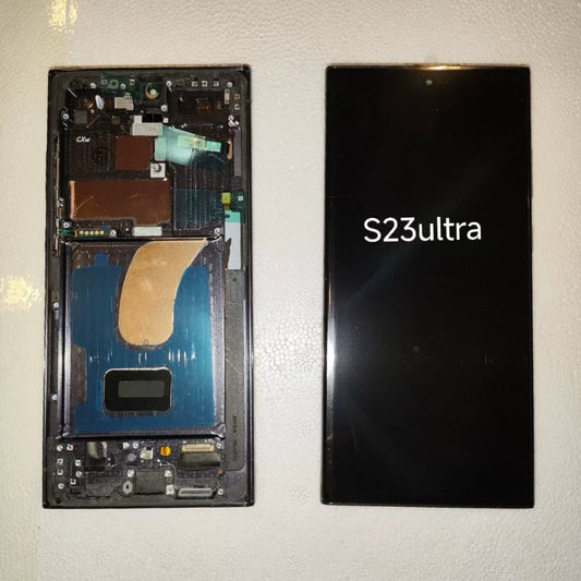 For Samsung Galaxy S23ultra LCD display screen assembly S9180 LCD screen with frame