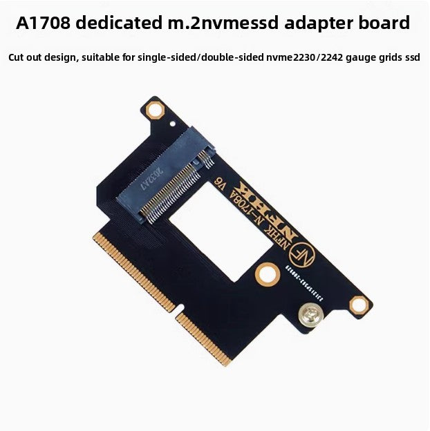 NVMe M.2 NGFF SSD to A1708 MacBook Pro 2016-2017 Solid State Drive Adapter Card Repair Tools