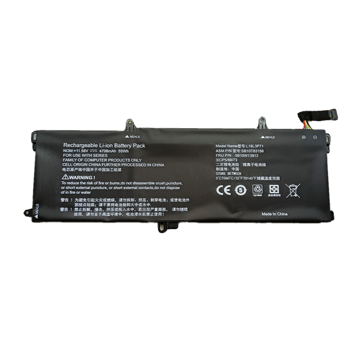 (Shipping fee not include)forFor  Lenovo  L18M3P71 L18L3P71 L20D3P71 02DL011 02DL012 repalcement battery