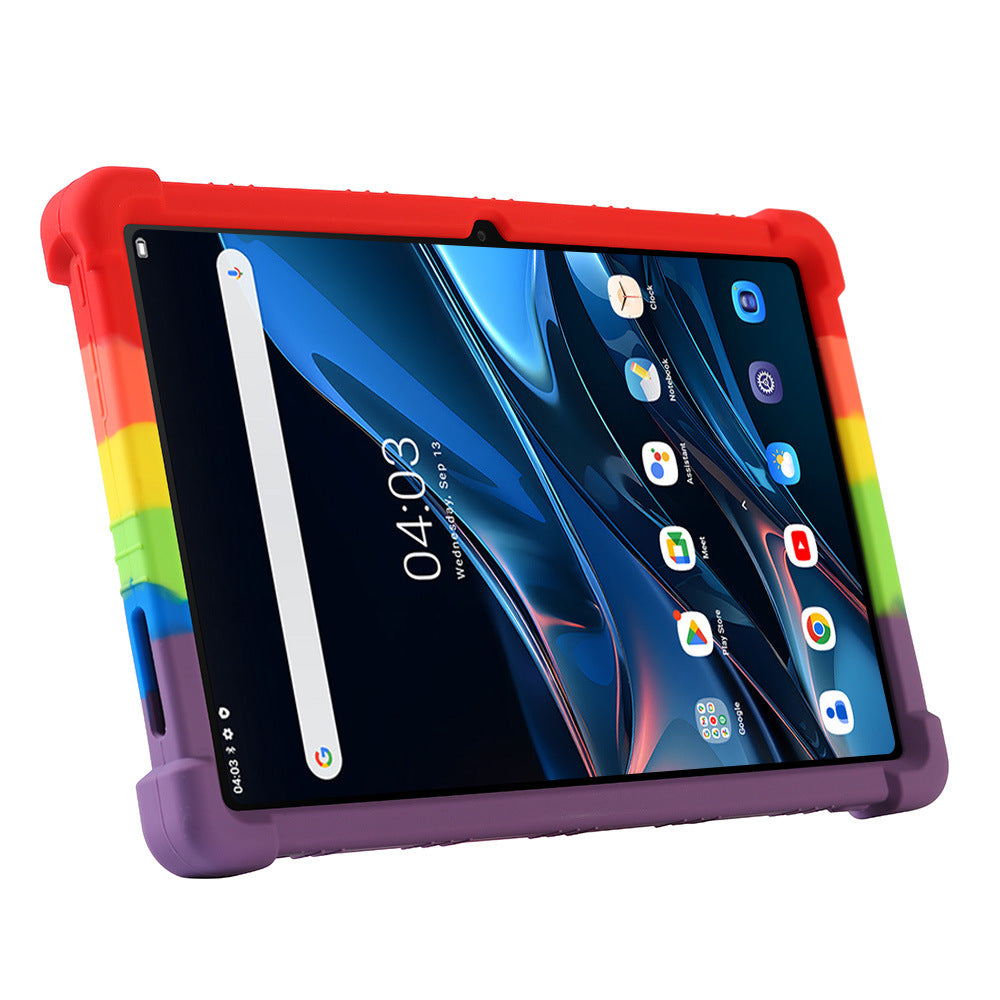 Applicable Blackview Tab 10WIFI Tablet Case 10.1 Inch Anti-drop Silicone Belt Bracket Protecting Case Protecting case