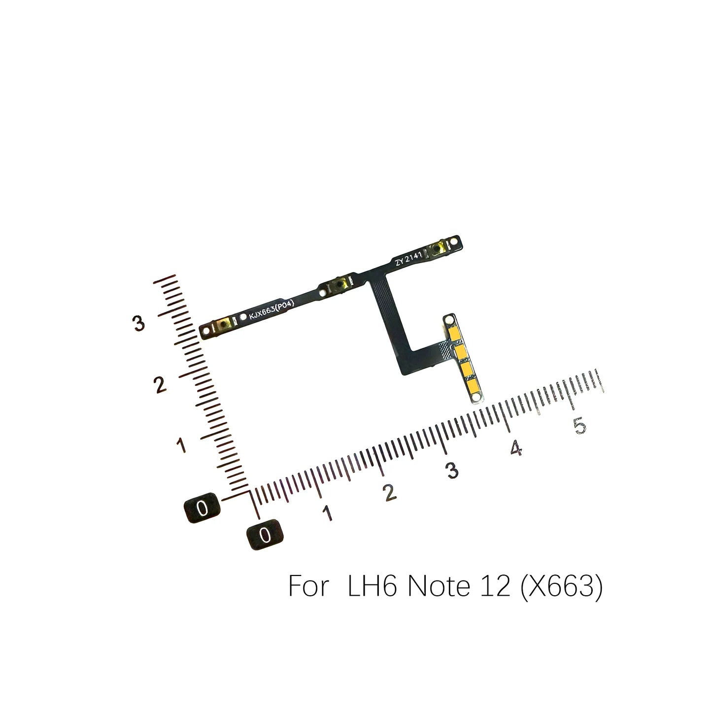 For Tecno LC7 LG7 LH6 LH7 17P Note12 Pova5 Power cable Switch on of ribbon flex