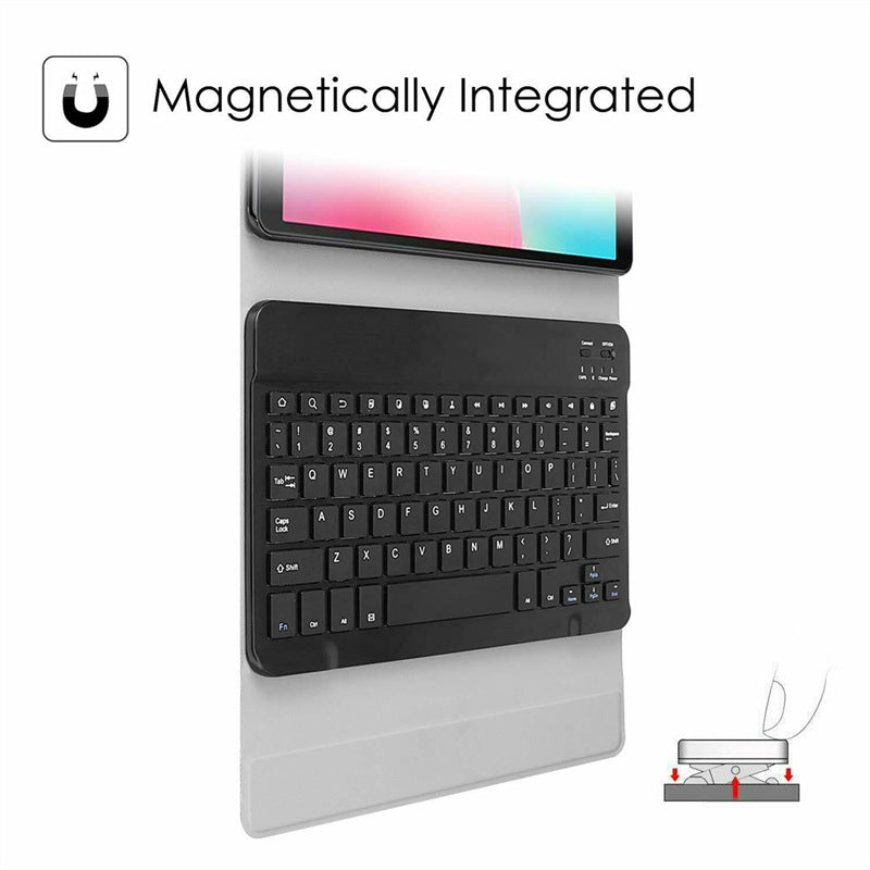 Suitable for Samsung tablet a7lite leather case T220 backlit bluetooth keyboard P200 protective case 8 inch T290 T295protective Accessories