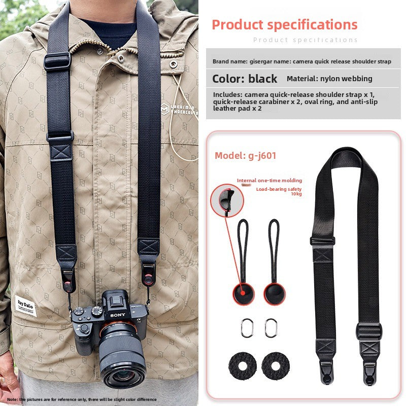 Camera Quick Release Strap for Canon Sony Fuji XM5 R10 Z30 Convenient Quick Release Shoulder Strap Compatible with pd  Digital camera accessories