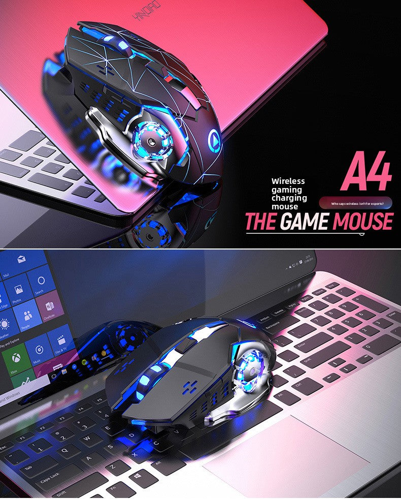 Silver Condor A4 rechargeable wireless mouse mute computer home office e-sports game