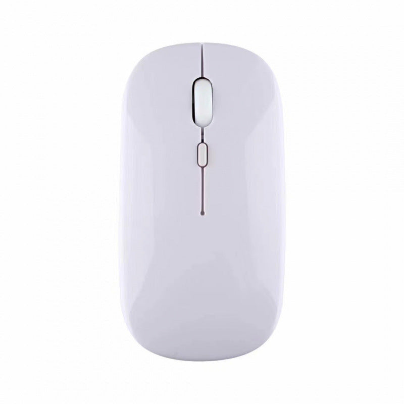 2.4G Macaron Charging Dual Mode Mouse Mobile Phone Tablet Mute Mouse Bluetooth Wireless Battery Mouse Protective Accessories