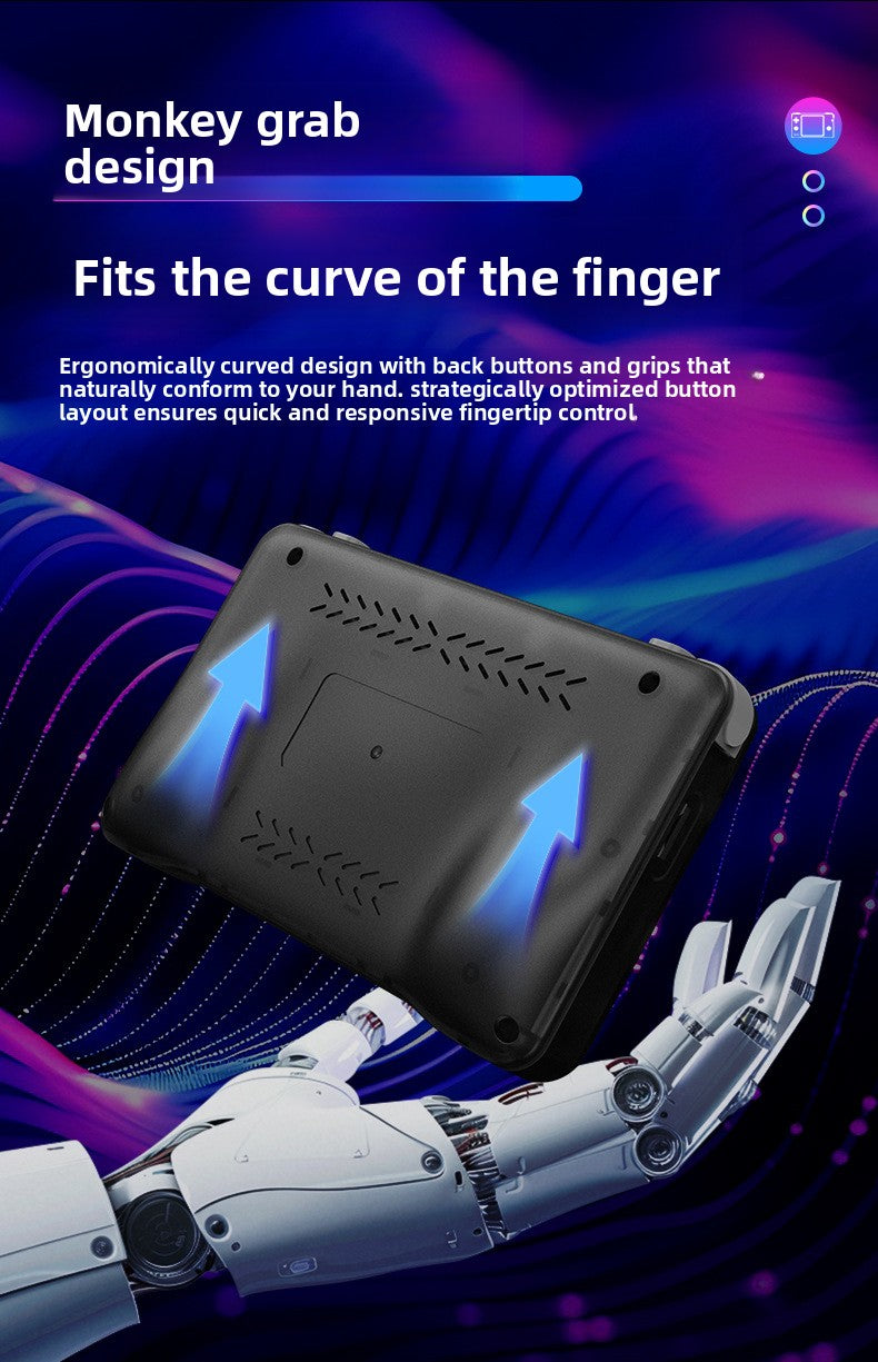 4" inch XF40H IPS HD RGB display WIFI Online match fight Linux Dual 3D joysticks RGB 4000mAh  rechargable supporting 2.4G wireless Gamepad connected games Handheld Game Player console