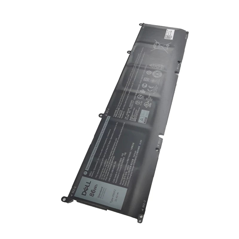 Genuine New battery for 86Wh 56Wh 69KF2 M59JH 8FCTC 70N2F 8FCTC DVG8M P8P1P Battery for Dell XPS 15 9500 9510 9520 Precision 5550 5560 5570 7510 M15 M17 R3 R4,G15 5510 5511 5515 5520 5521,G7 7500 Inspiron 7510 7610 P87F P91F P45E p100f Dell laptop re
