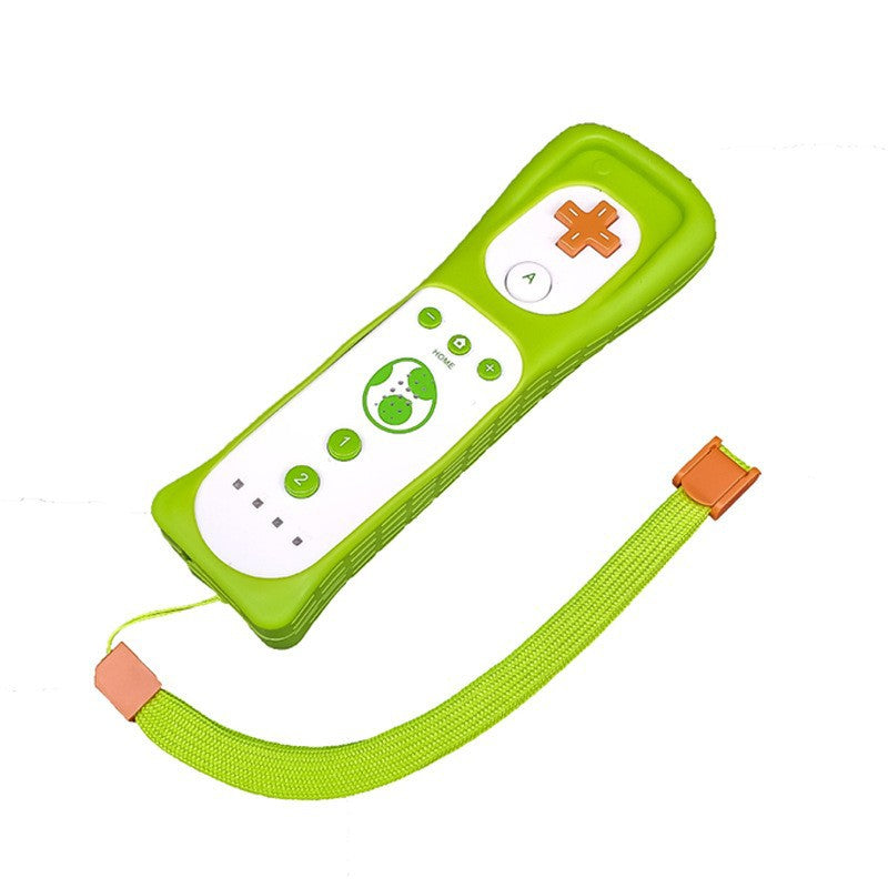 WII handle wii left and right handle built-in accelerator 2 in 1 left and right handle wii double medium white and green left and right naked