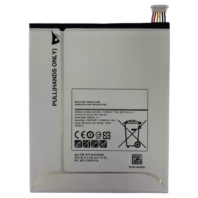 Samsung GALAXY Tab A 8.0 "T355 T355C EB-BT355ABE EB-BT355ABA EB-BT355ABC SM-T350 SM-T355 SM-T357 SM-T357W SM-P350 SM-P355M SM-P200 SM-P205 Tablet Battery Samsung Tablet repair parts