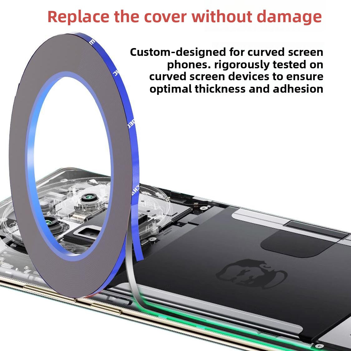 Mobile phone repair Curved screen frame Tape Durable and durable Double-sided tape Mobile phone back cover Special Mobile Phone Repair tools
