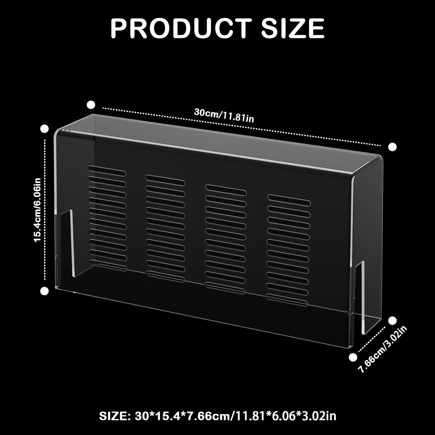 Suitable for Nintendo Switch 2 dust cover Switch 2 host transparent cover with heat dissipation hole storage box