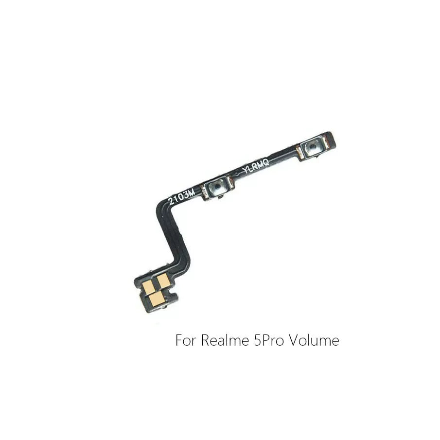 For Oppo Realme 3 5 6 3Pro 5Pro 6Pro Power cable Switch on volume flex of ribbon