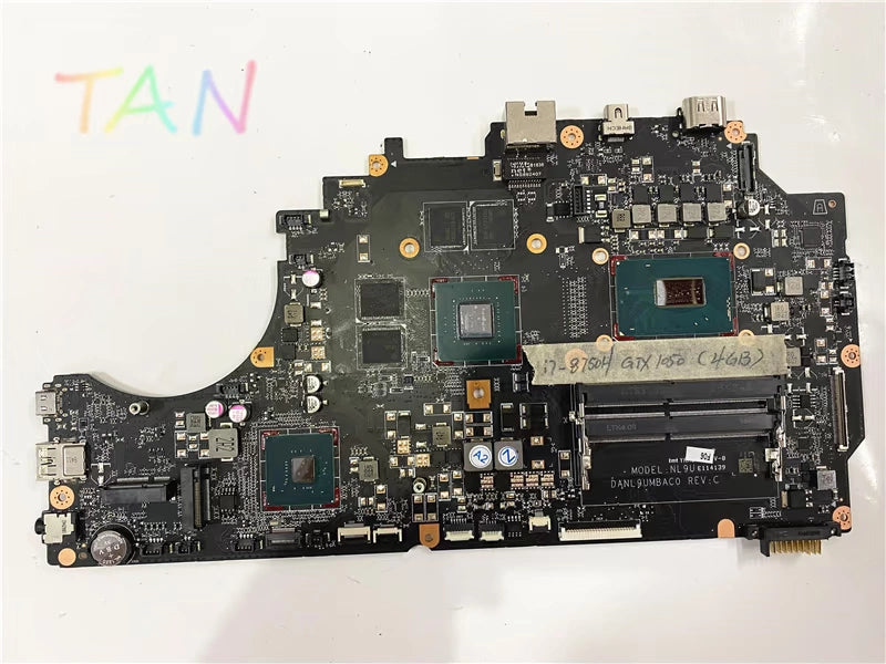 (Shipping fee not include)雷神  motherboard  system board 雷神911 DANL9UMBAC0 I7-8750 GTX1050 4GB