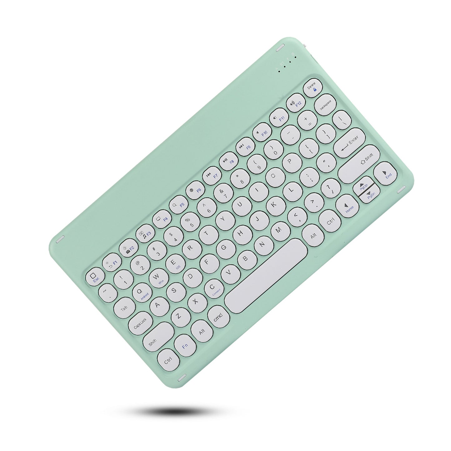 Samsung ipad keyboard phone iPhone tablet round key bluetooth keyboard protective Accessories