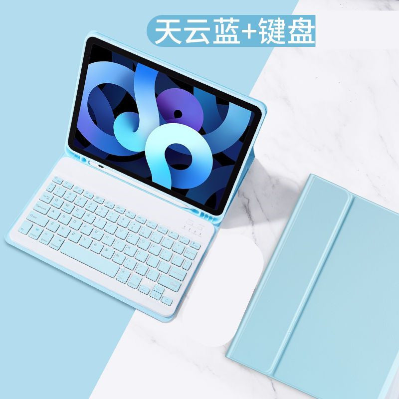 For Pro11 tablet iPad Bluetooth keyboard case Air4 5 10th generation 9 pen slot leather case 10.2 inch protective Accessories