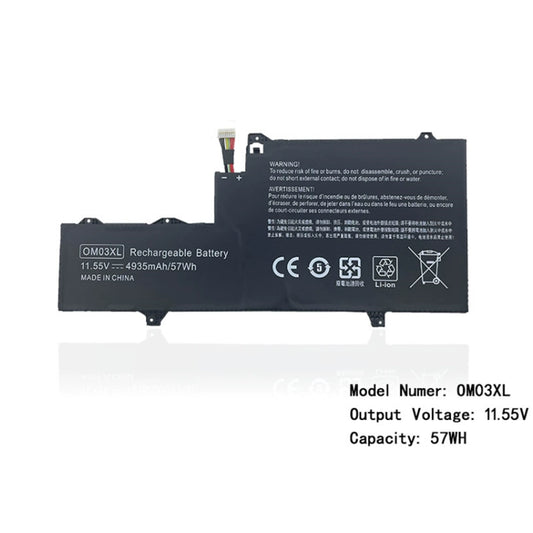 (Shipping fee not include)全新 for惠普 /HP EliteBook X360 1030 G2  replacement  battery   OM03XL