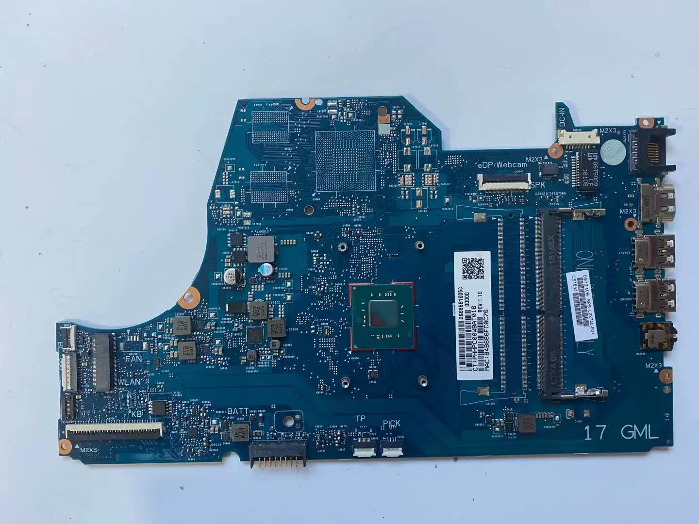 (Shipping fee not include)HP/for惠普 motherboard system board 17-BY L22740-601  6050A2980801-MB-A01 N5000