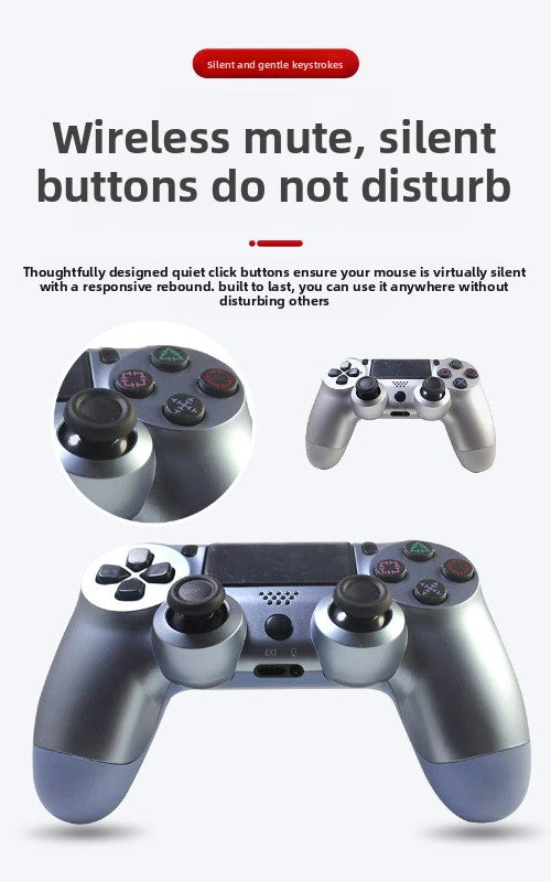 Dual-vibration wireless Bluetooth controller PS4 game controller wireless bluetooth gamepad P4 gamepad PC computer gamepad