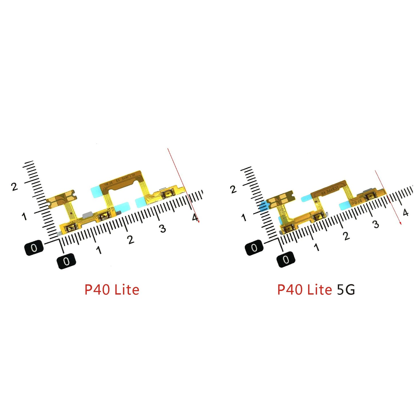 Suitable for Huawei P20 P30 P40 P20Lite P20Pro P40Pro Power cable Switch on volume flex of ribbon