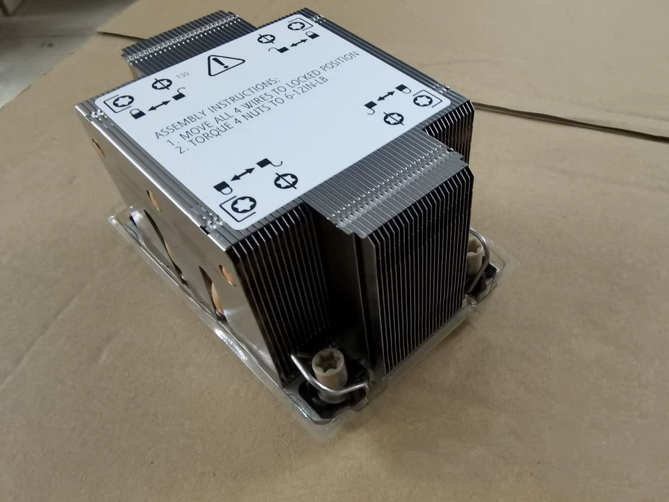 Servicer Zhengjiu intel 4189 pin 2U CPU industrial control server radiator 5 heat pipe passive heat sink N8