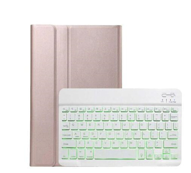 Suitable for Samsung tablet a7lite leather case T220 backlit bluetooth keyboard P200 protective case 8 inch T290 T295protective Accessories