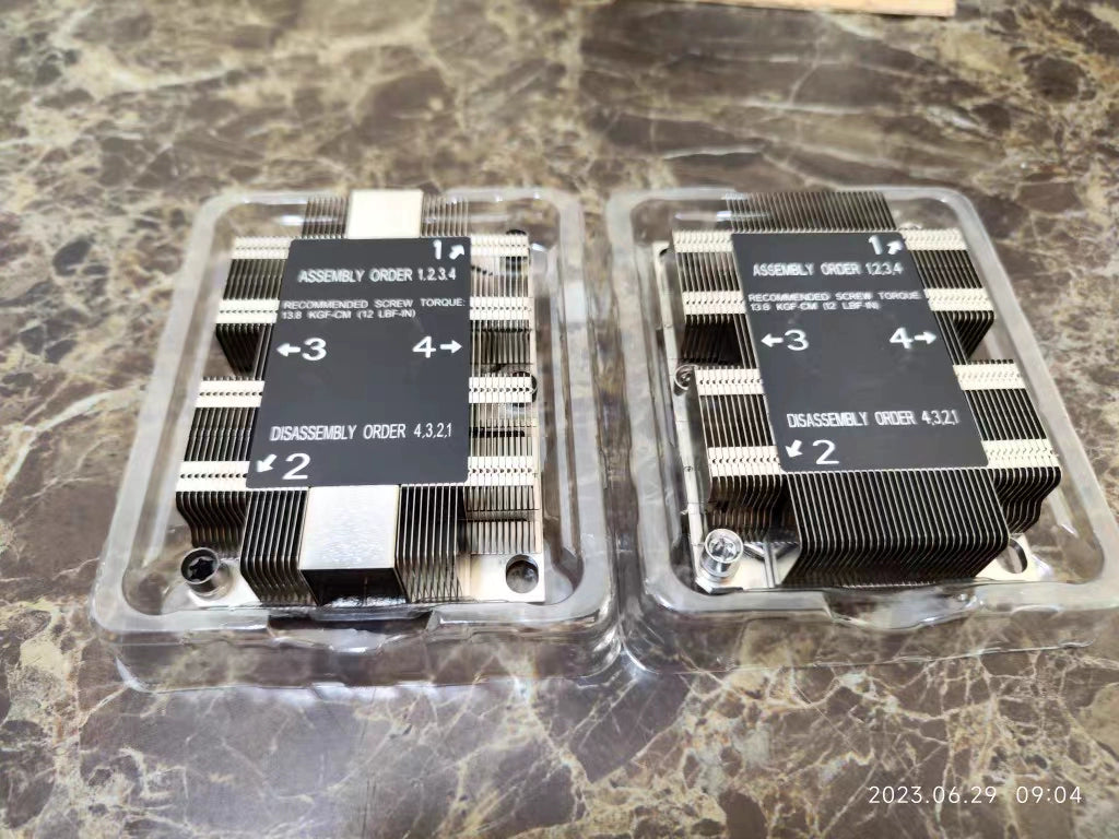 Servicer LGA 3647 heatsink, server 1U passive heat pipe rectangular CPU heatsink