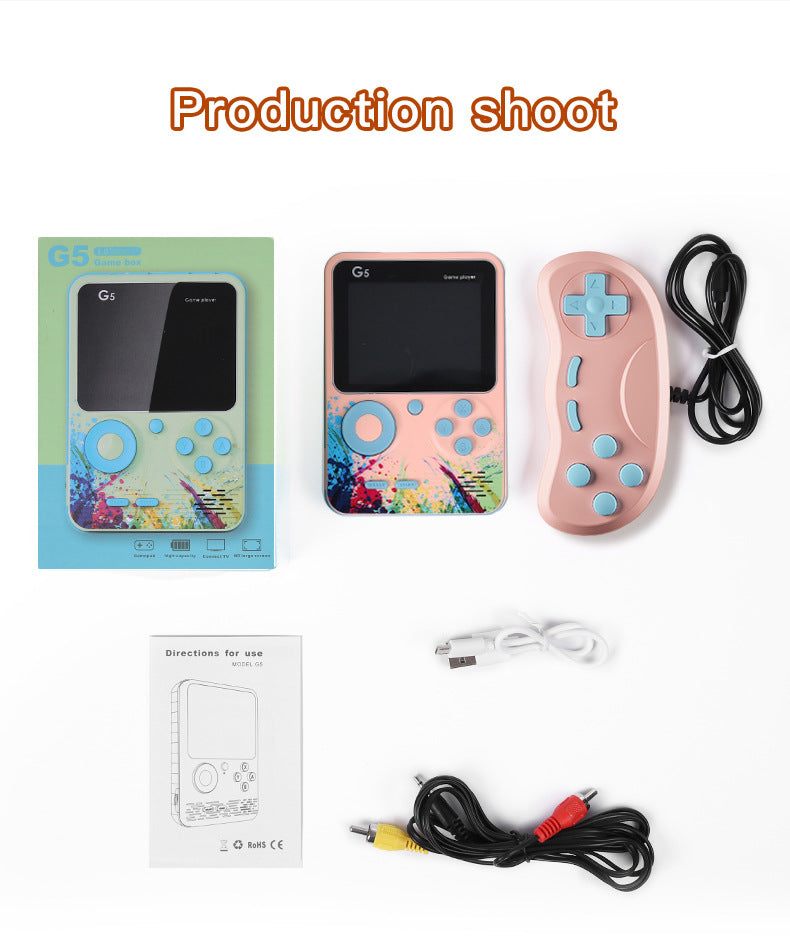 3" inch G5 500 IN 1 games Handheld Game Player console 500-in-1 classic doubles handheld game console