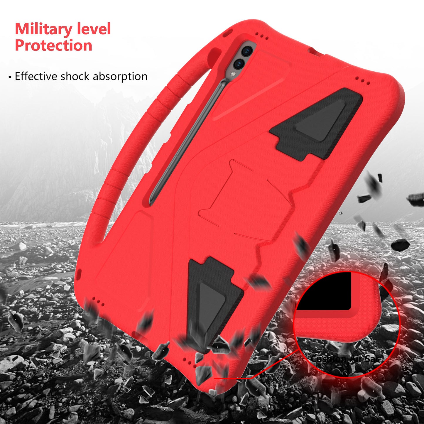 Applicable to Samsung S8 S9Ultra Tablet 14.6 inch bracket EVA children's portable anti-drop protective case protective Accessories