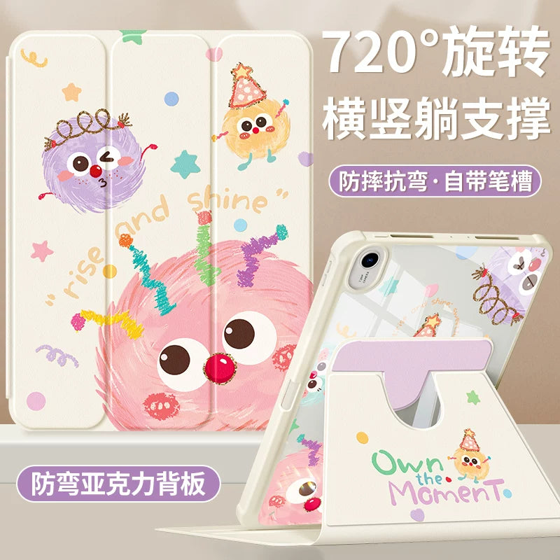 QBOSS For Huawei matepad115s protective case 2024 new air flat case 10.4 inch matepadSE with pen slot 2023 For Honor 11.5s anti-drop x8pro briquettes Tablet Accessories