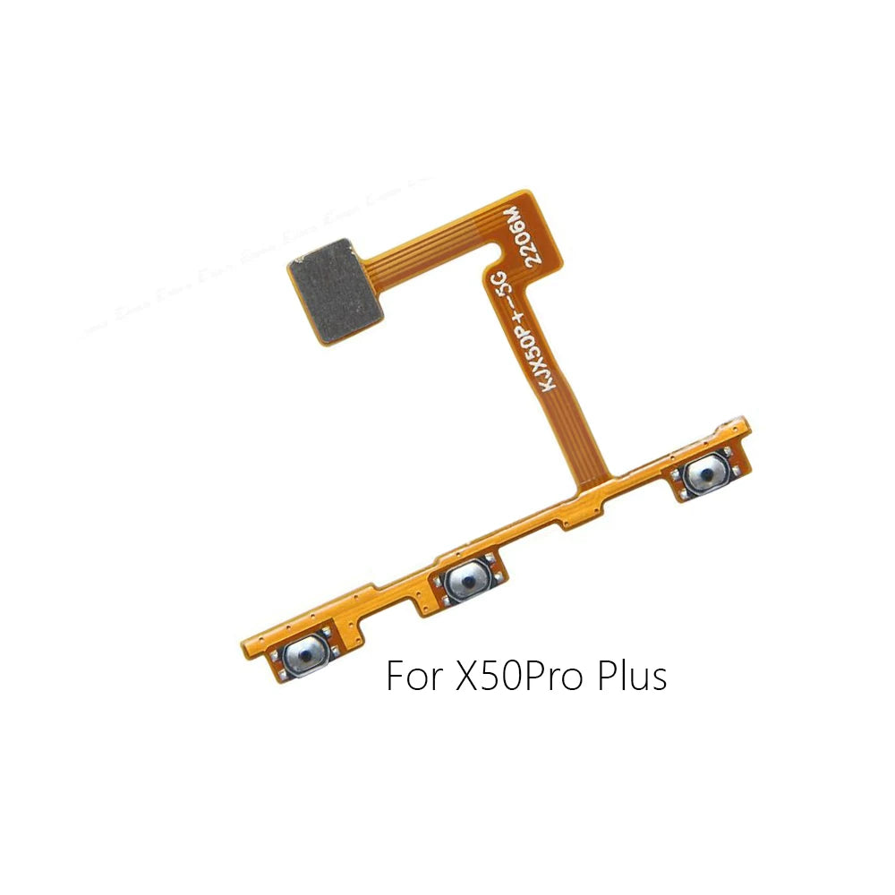 For Vivo X50 X50Lite X50Pro X60Pro X70 X80Pro Power cable Switch on volume flex of ribbon