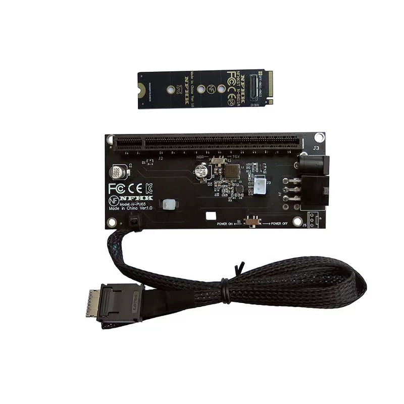 Server Power Supply NVMe M.2 to Oculink SFF-8612 External Graphics eGPU Adapter Repair Tools