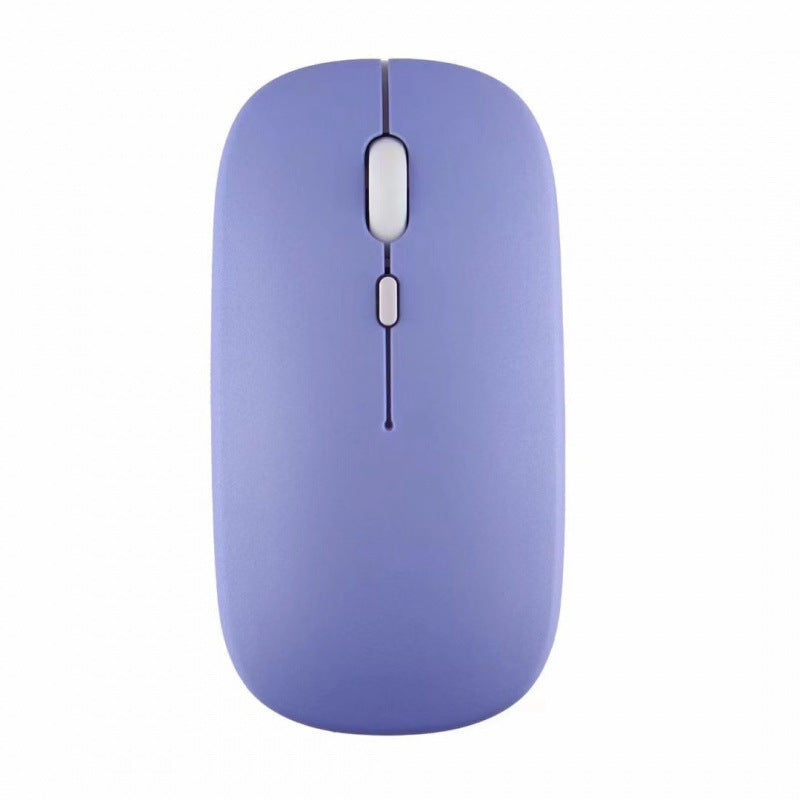 2.4G Macaron Charging Dual Mode Mouse Mobile Phone Tablet Mute Mouse Bluetooth Wireless Battery Mouse Protective Accessories