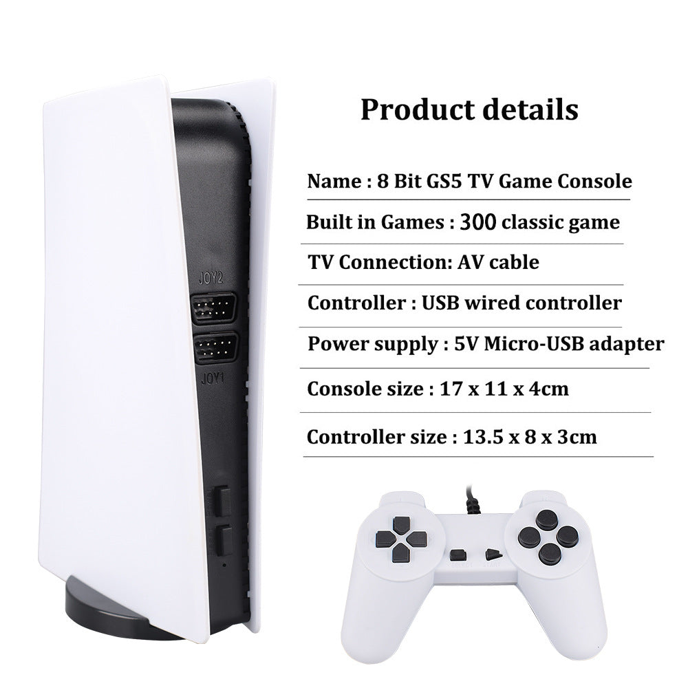 NES Nostalgic Retro Game Console P5 Mini TV Game Console GS5 Cable Home Game Console 300 Games