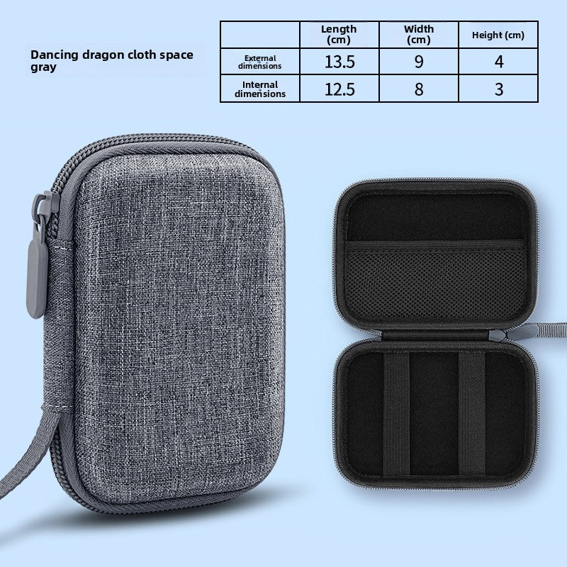 OLYSON CCD Camera Bag Small Camera Case Card Storage Box Digital Camera for Sony Canon ixus Fuji Nikon Samsung Panasonic Hard Case Drop-proof Waterproof Portable Bag Digital camera accessories