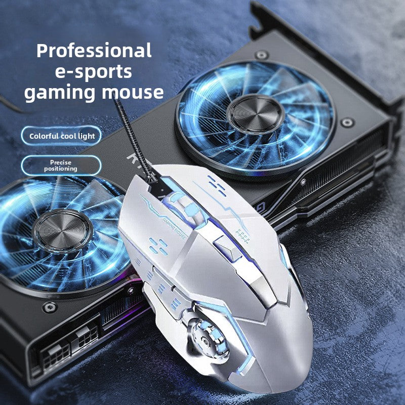Wired Hot Wheels Game Mouse Mechanical Gaming Macro Programming Office Laptop Peripherals