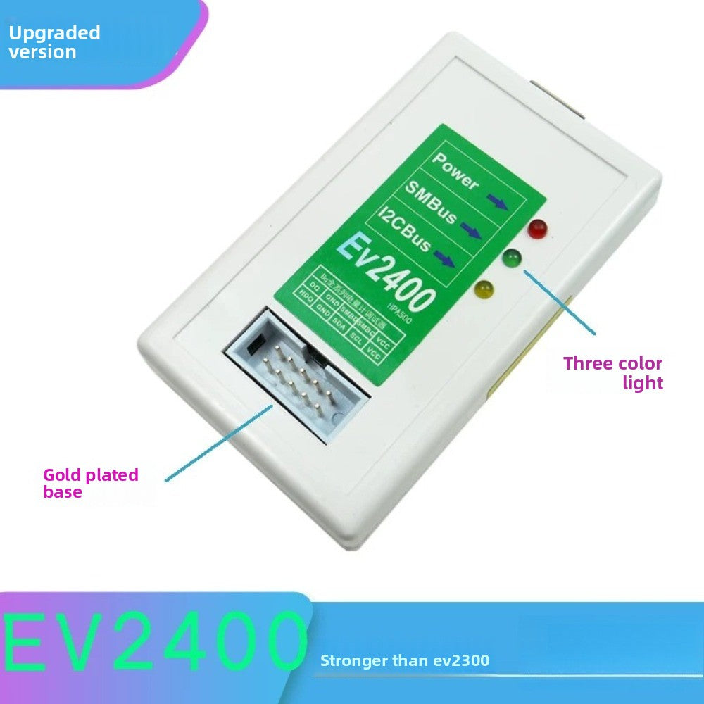 EV2400 battery repair unlocking communication bqstudio battery meter chip programming tool replacement ev2300 repair tools